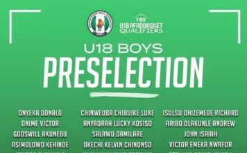 NBBF opens U-18 boys pre-selection camp ahead of FIBA Africa zone 3 qualifiers