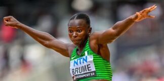 Ese Brume claims long jump title with season-best leap in Chula Vista
