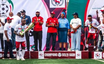 Enugu State government rewards Rangers with ₦150m, land after historic NPFL season