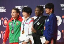 Team Nigeria finishes Mongolia wrestling ranking series with three medals
