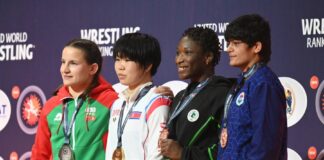 Team Nigeria finishes Mongolia wrestling ranking series with three medals