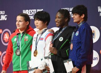 Team Nigeria finishes Mongolia wrestling ranking series with three medals
