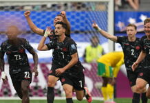 Canada edge South Africa to reach World Cup last 16