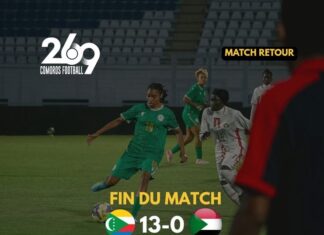 Comoros crush Sudan 30-0 on aggregate, book second-round clash with Nigeria’s Super Falcons