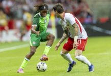 Bewene proud to wear Nigeria colours on international debut against Poland