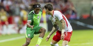 Bewene proud to wear Nigeria colours on international debut against Poland