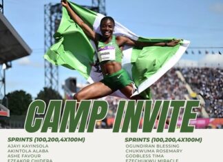 2026 Commonwealth Games: AFN invites 29 athletes to Abuja camp