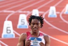 Samuel Ogazi wins Pro Debut 400m race in Tennessee