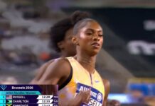 Russell wins 2026 Diamond League trophy, Amusan finishes fourth
