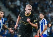 Haaland scores twice as Man City beat Porto, Real Madrid edge Inter Milan in UCL opener
